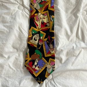 The Disney Store tie. Portraits of all the great Disney villains!